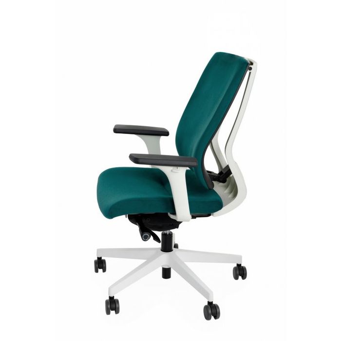 Grospol Fotel biurowy MaxPro WT white tkanina Synergy - 12 kolorów