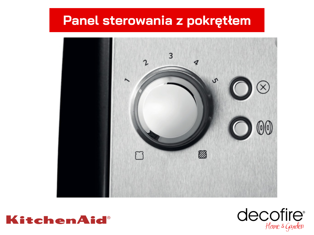 Panel sterowania z pokrętłem w tosterze 2 Classic KitchenAid