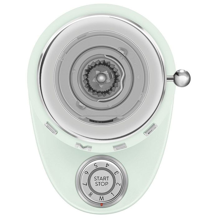 Elektryczny młynek do kawy Pastelowa zieleń Smeg (CGF03PGEU)