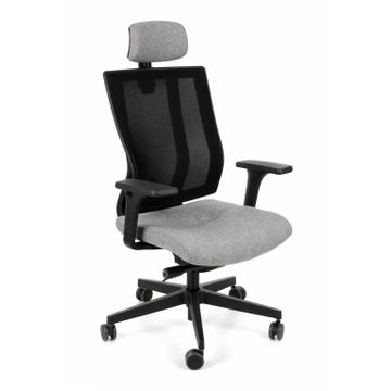 Grospol Fotel biurowy MaxPro BS HD black tkanina Magic Velvet - 10 kolorów