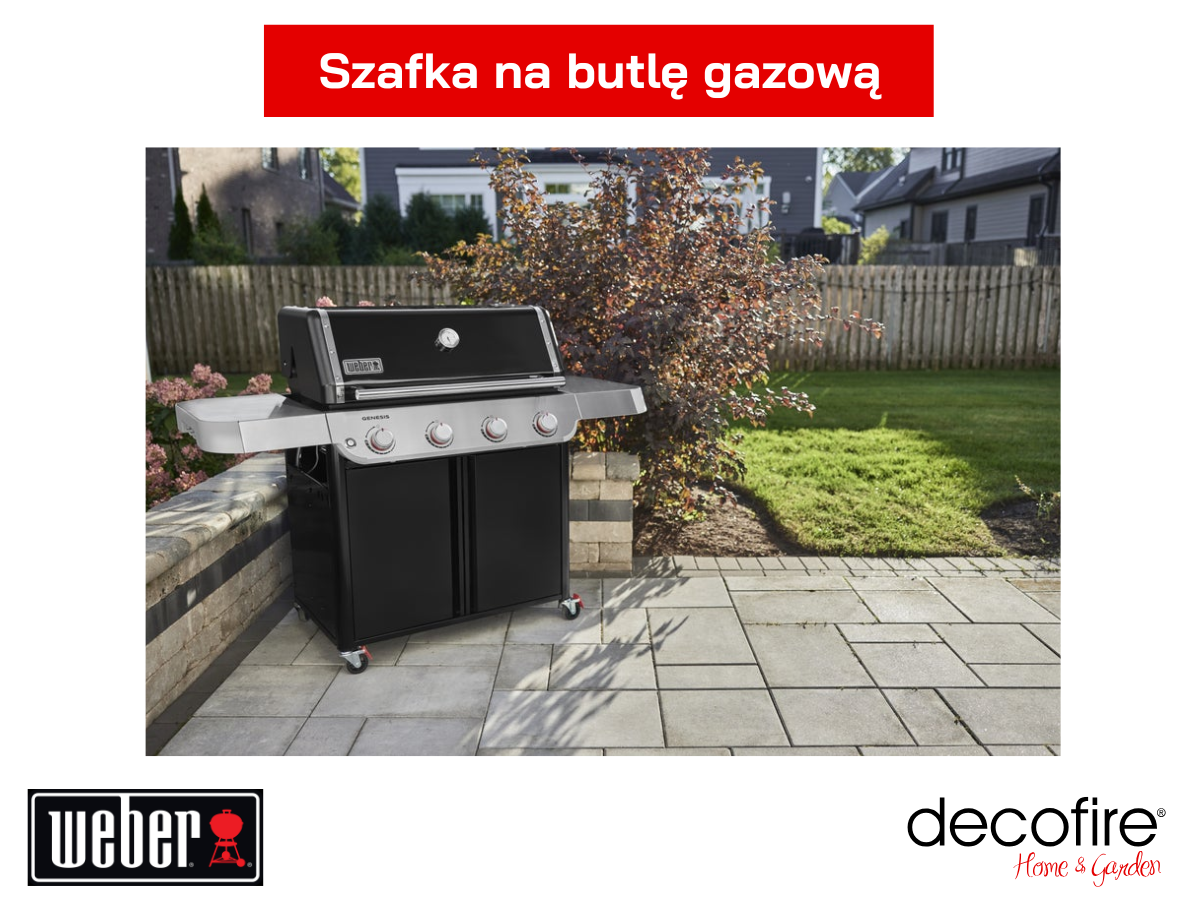 Pojemna szafka na butlę gazową