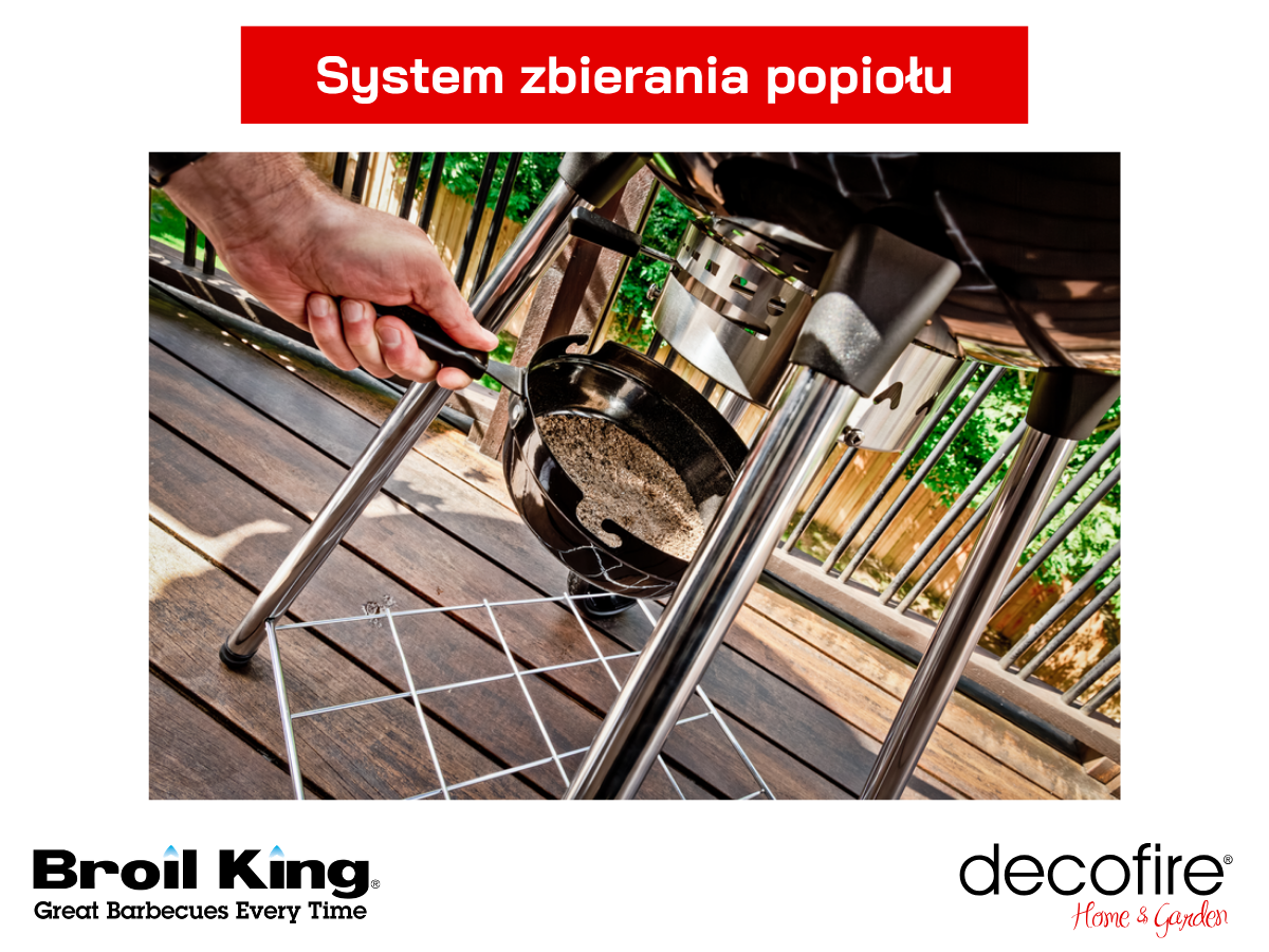 Proste czyszczenie z systemem zbierania popiołu