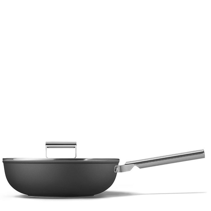 Wok 30 cm Czarny Smeg (WOF3002BLM)