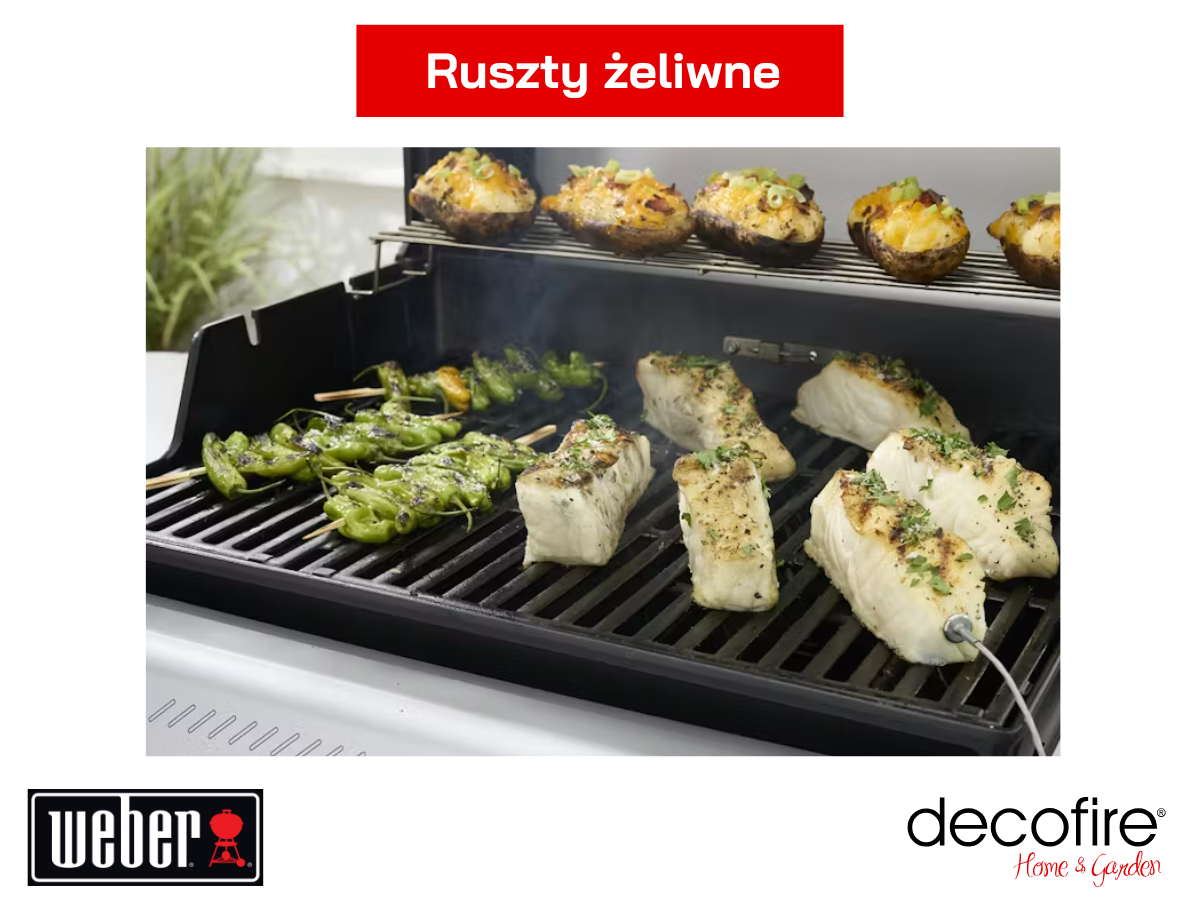 Grill gazowy Weber Spirit EX-425 – ruszty żeliwne