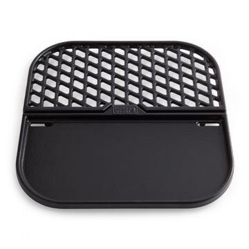 Gourmet BBQ System - Wkład GBS 2 w 1 płyta żeliwna Griddle z żeliwnym rusztem Sear Grate Weber (8858)