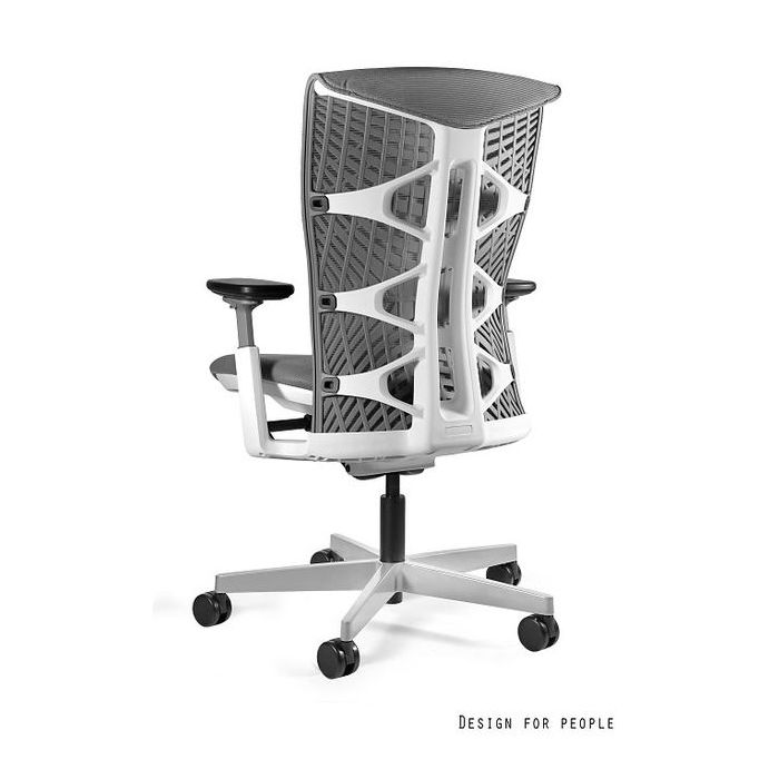 UNIQUE fotel biurowy Reya biały / szary ( 1228-W-RS02)
