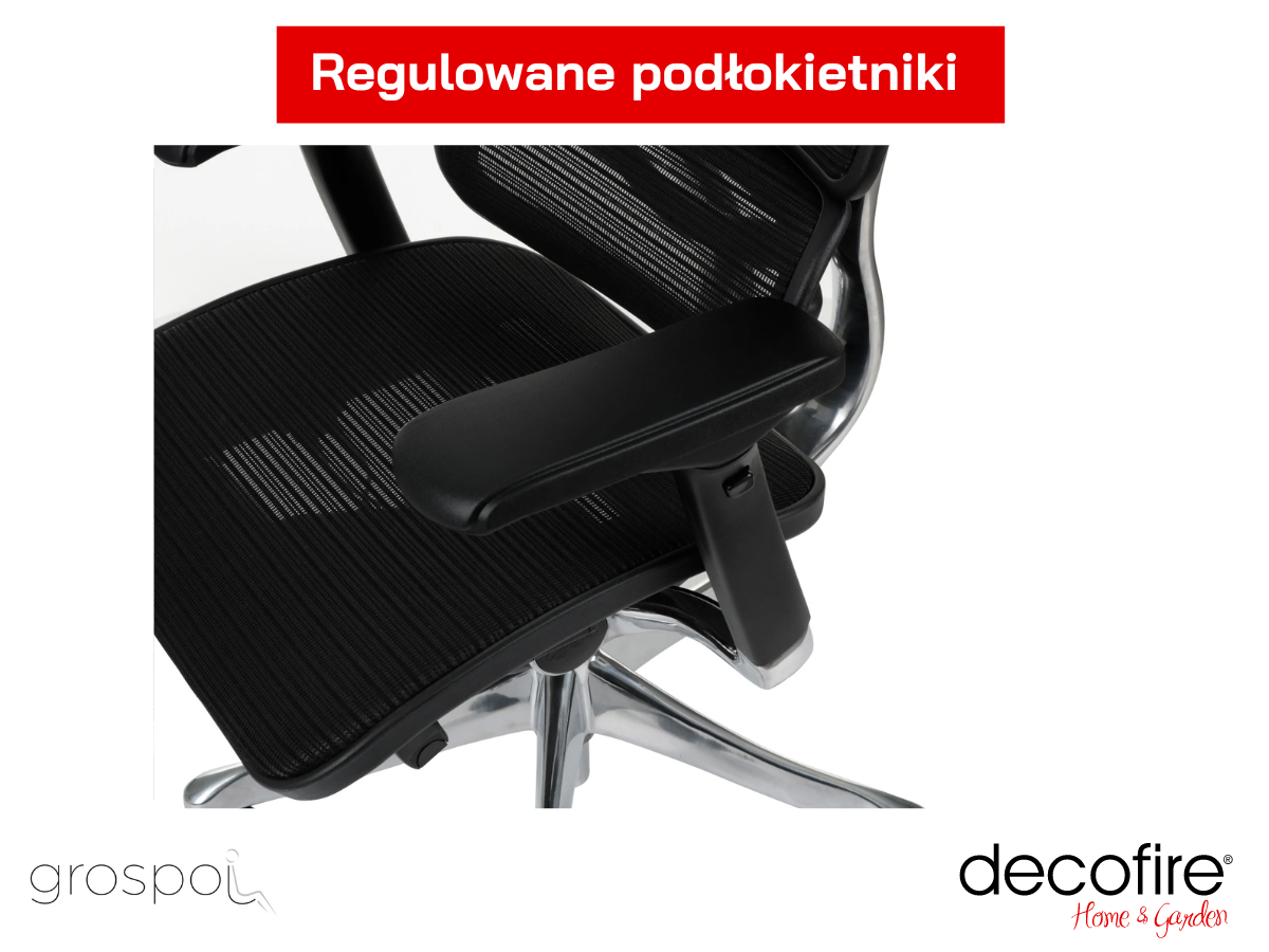 Regulowane podłokietniki