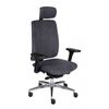 Fotel biurowy Grospol Valio BT HD black chrome tkanina Hygge - 8 kolorów