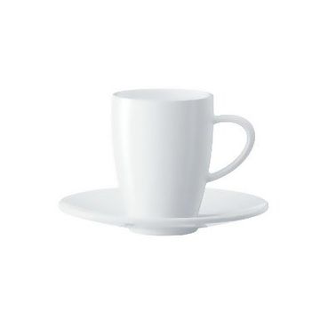 Zestaw dwóch porcelanowych filiżanek i spodków do espresso Jura (66497)