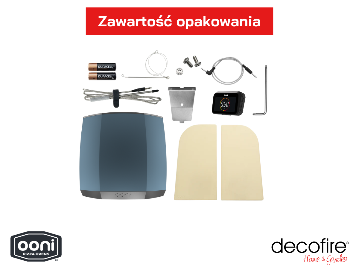 Kompletny zestaw gotowy do pieczenia pizzy Ooni Koda 2 Pro Slate Blue