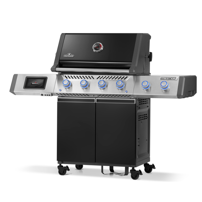 Grill gazowy Napoleon Prestige PRO 500 z palnikiem rożna i palnikiem bocznym Sizzle Zone, Czarny, WiFi (PRO500VXRSIBPK-PL)