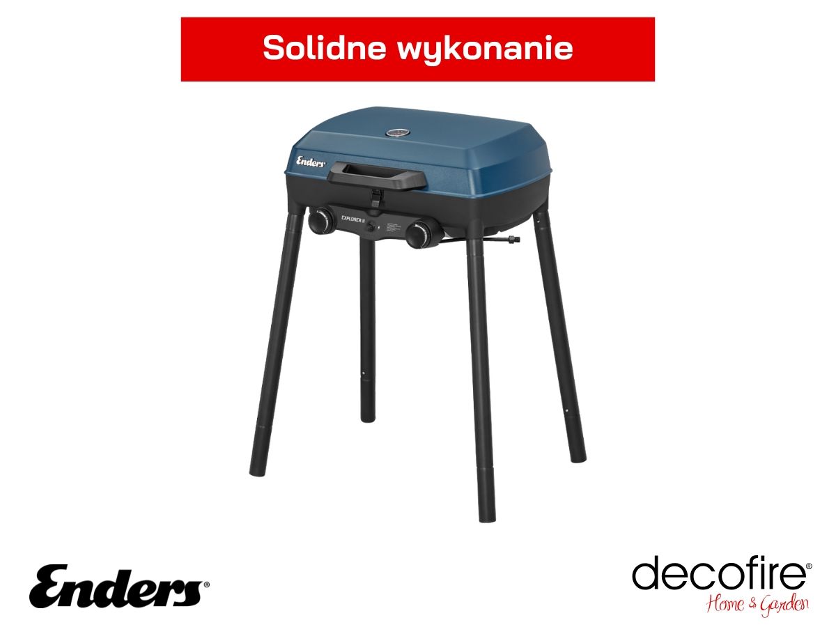 Solidne wykonanie grilla Enders Explorer II