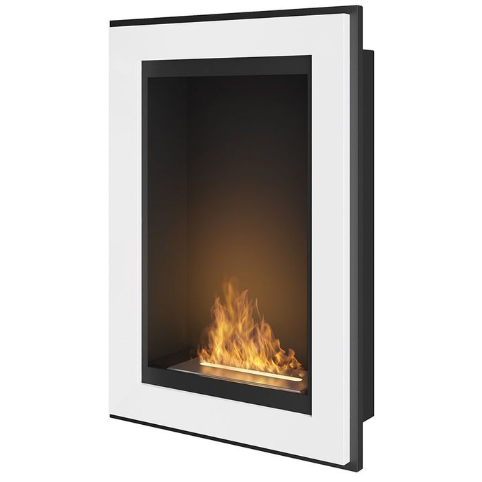 Biokominek wiszący Simple Fire FRAME 550 biały 550x790 mm