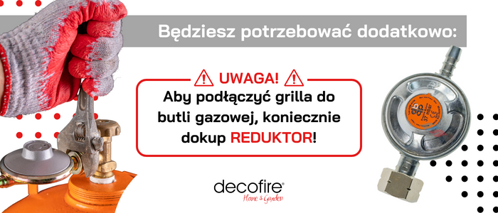 Brak reduktora w zestawie