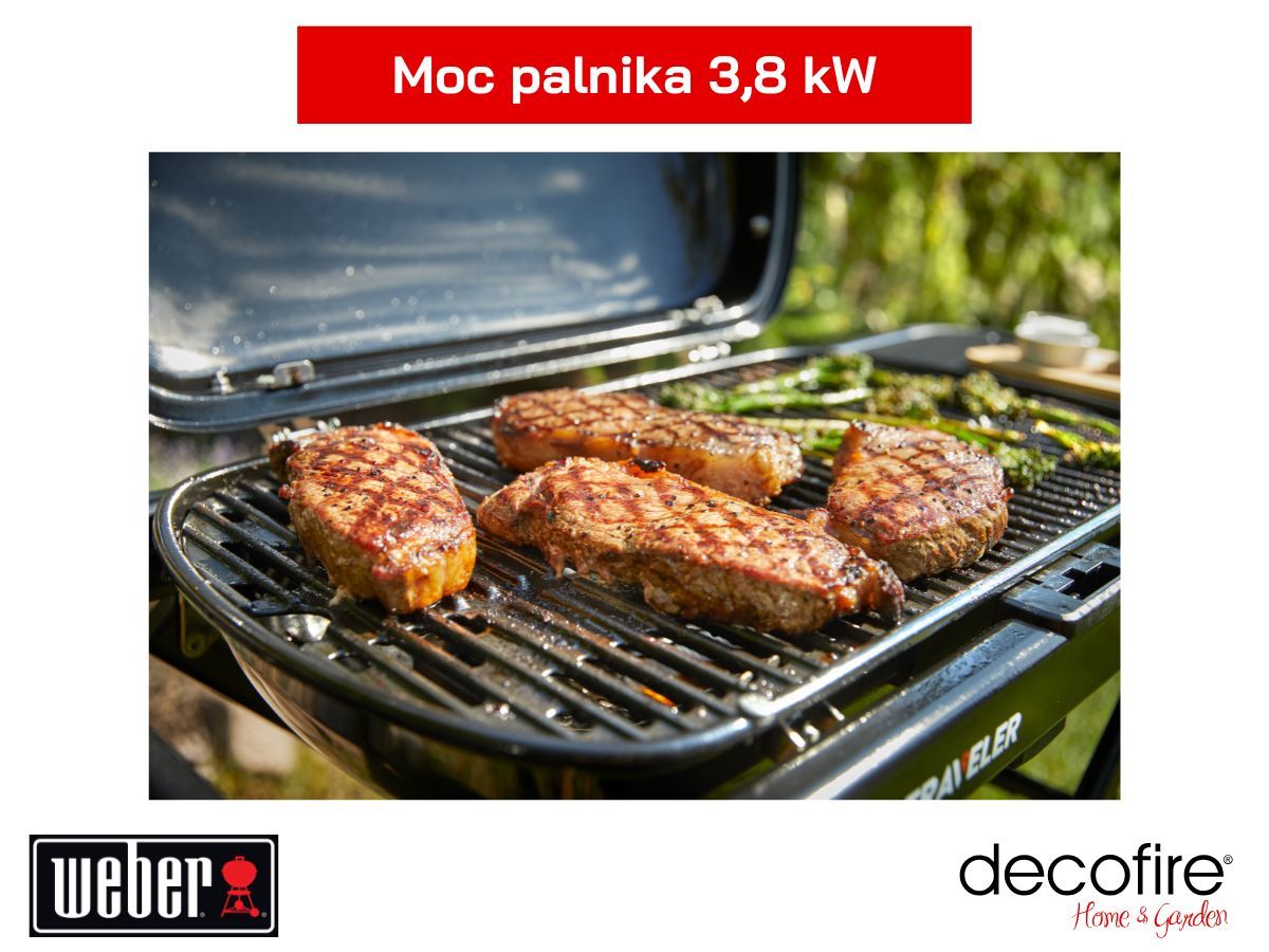 Grill turystyczny o mocy 3,8 kW – szeroki zakres temperatur