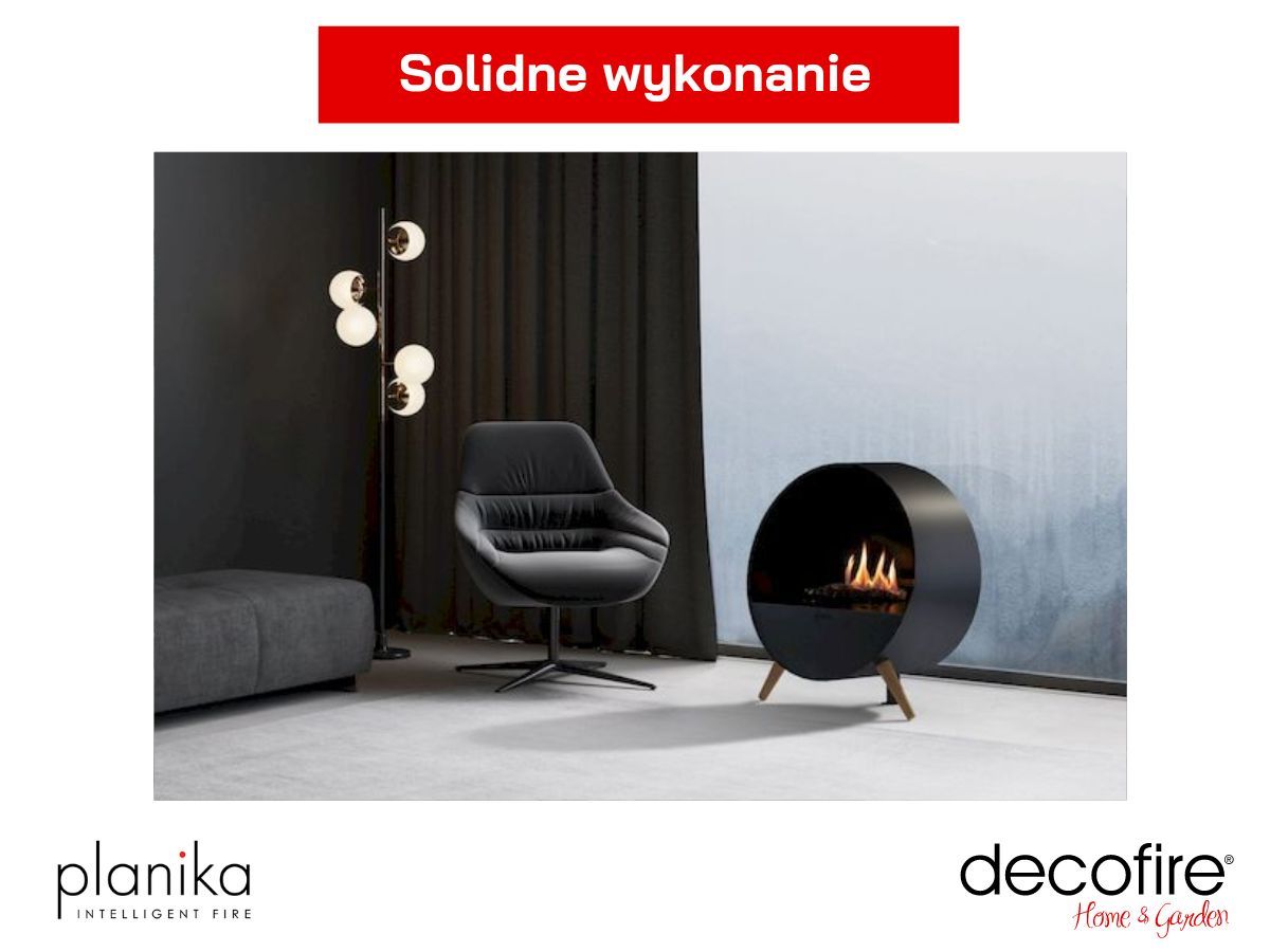 Biokominek Bubble Wall & Floor Planika solidne wykonanie