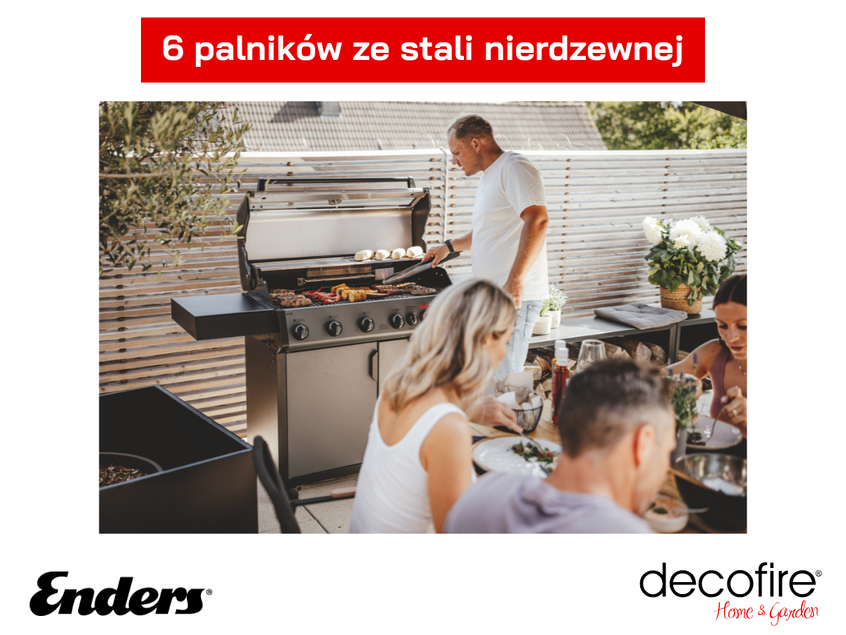 3 palniki ze stali nierdzewnej