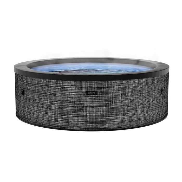 Jacuzzi ogrodowe sztywne Wave Tahoe okrągłe szary krzemień 6-osobowe