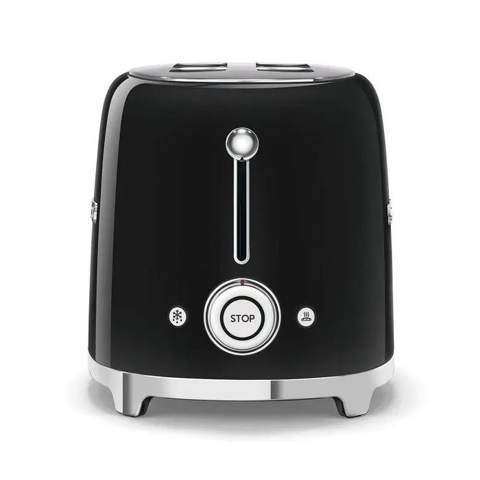 Toster na 2 kromki Smeg Czarny (TSF01BLEU)