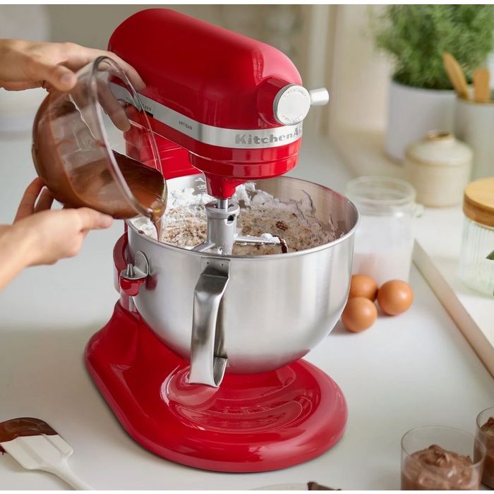 Mikser Artisan z podnoszoną dzieżą Empire Red 5,6L KitchenAid (5KSM60SPXEER)