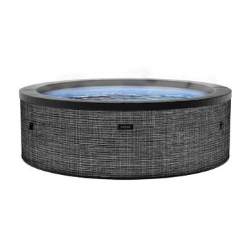 Jacuzzi ogrodowe sztywne Wave Tahoe okrągłe szary krzemień 6-osobowe