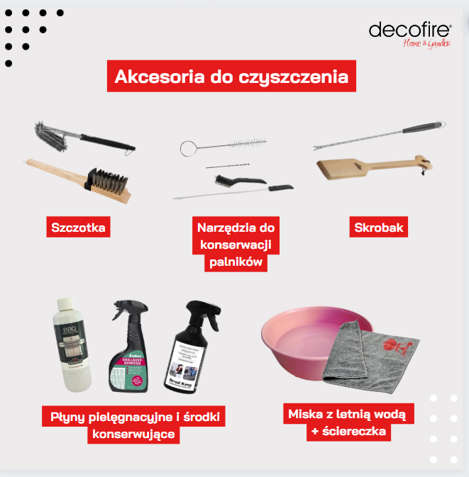 Akcosoria do czyszczenia grilla gazowego