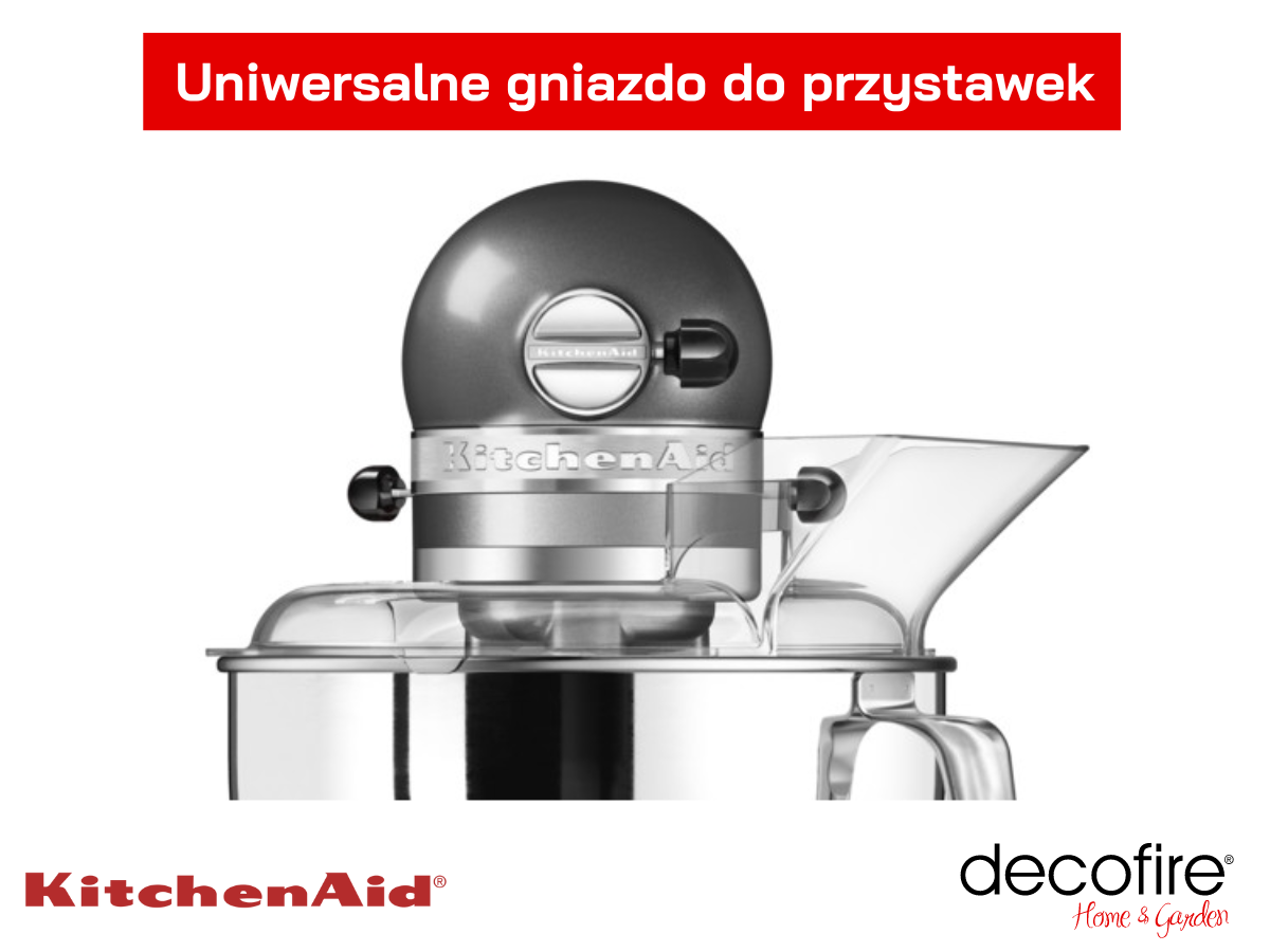 Uniwersalne gniazdo do przystanwek w mikserze Artisan 5 Medallion Silver KitchenAid