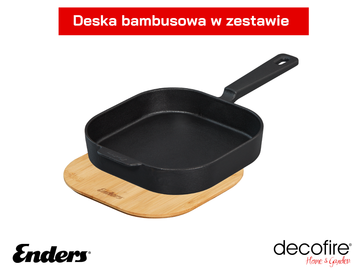 Deska bambusowa w zestawie
