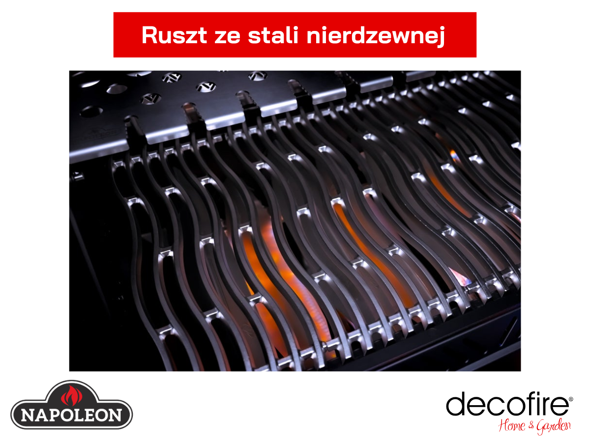 Falowany ruszt Wave ze stali nierdzewnej