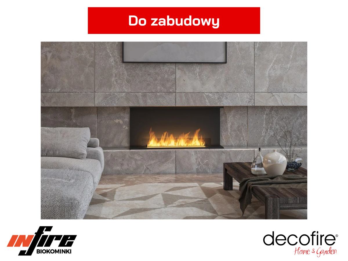 Biokominek Infire Etronic Basic C1200 – idealny do zabudowy