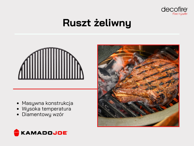 Ruszt żeliwny Kamado Joe