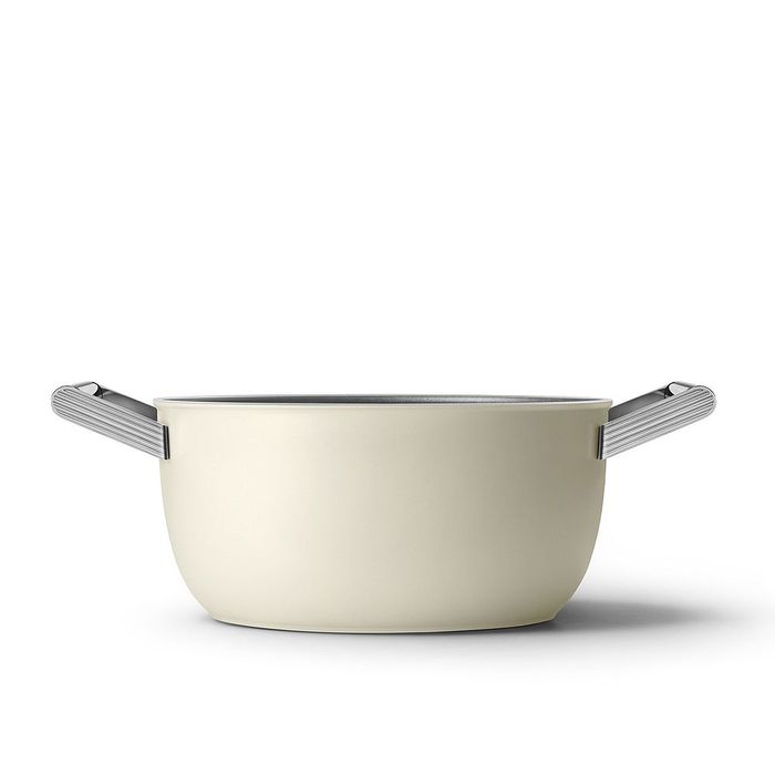 Garnek 24 cm Kremowy Smeg (CSF2412CRM)