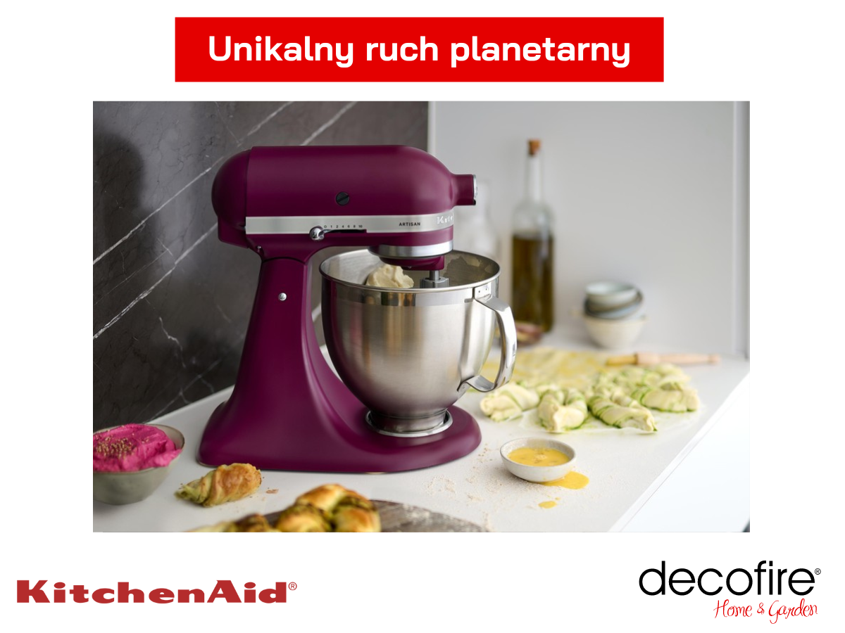 Mikser stojący Artisan 5 Beetroot KitchenAid ruch planetarny