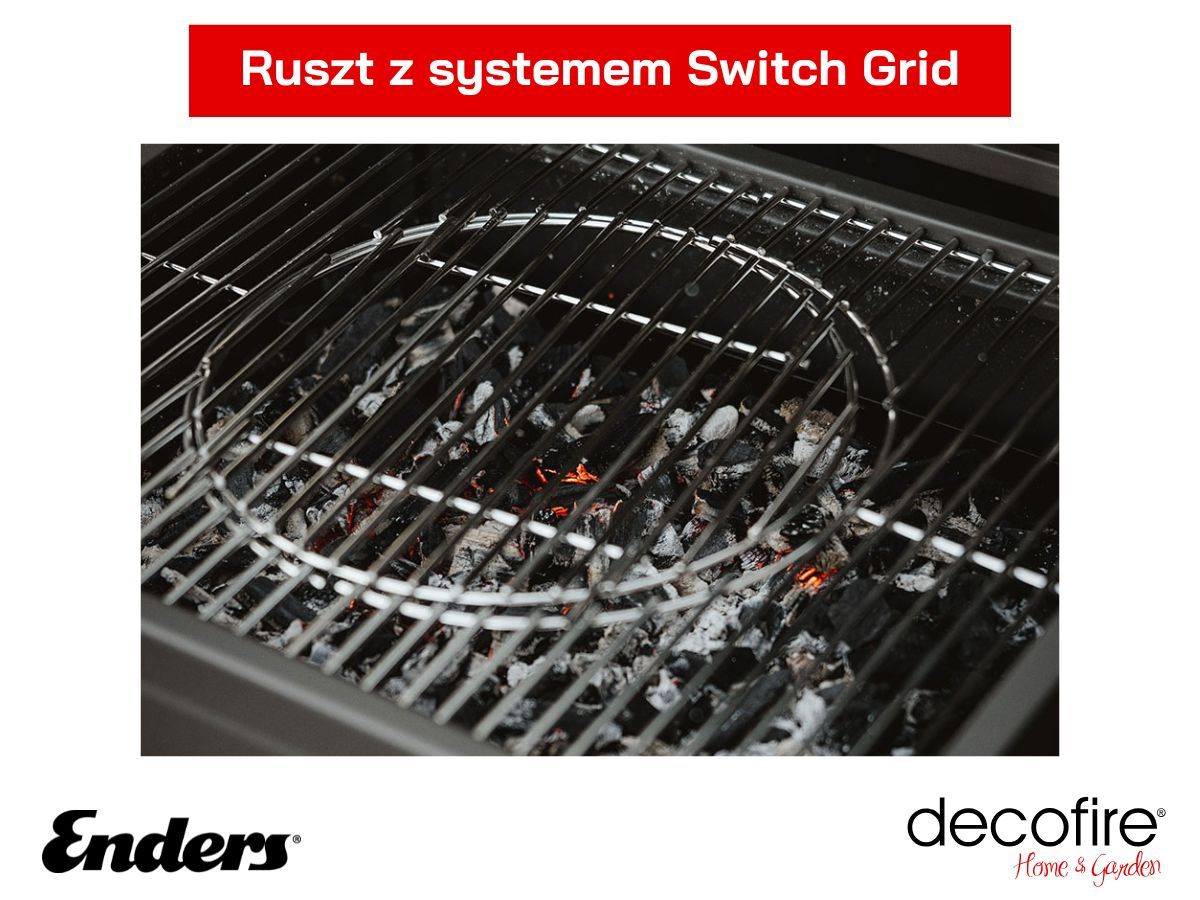 Ruszt ze stali nierdzewnej z systemem Switch Grid™