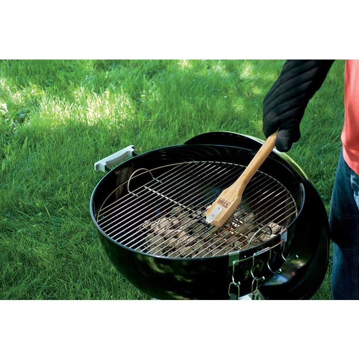 Szczotka do czyszczenia rusztu z bambusową rączką, 30 cm Weber (6463)