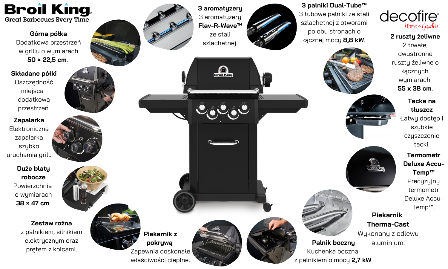 Grill gazowy Broil King Royal 390 Shadow