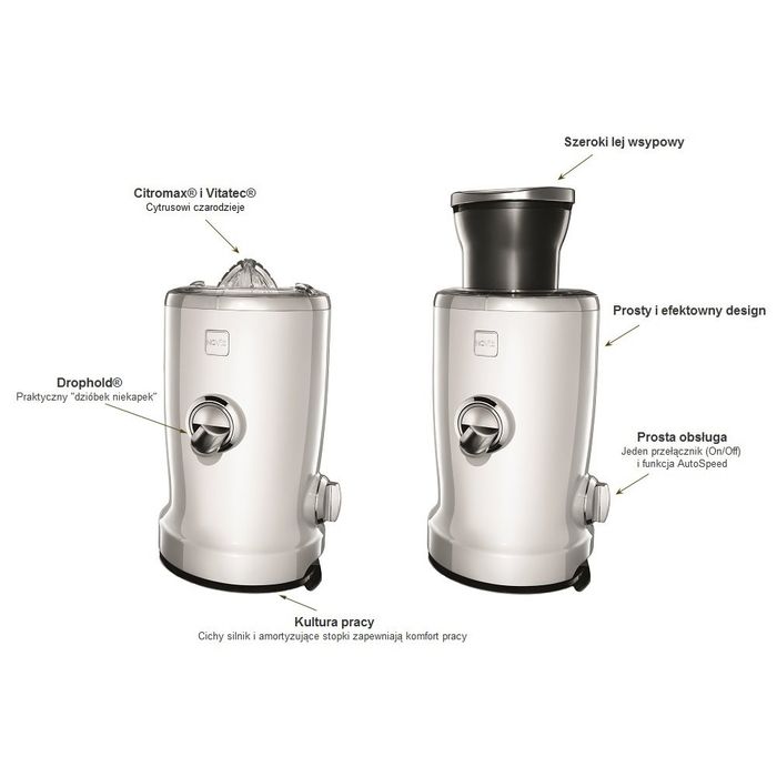 NOVIS - Wyciskarka do soku Vita Juicer - czarny