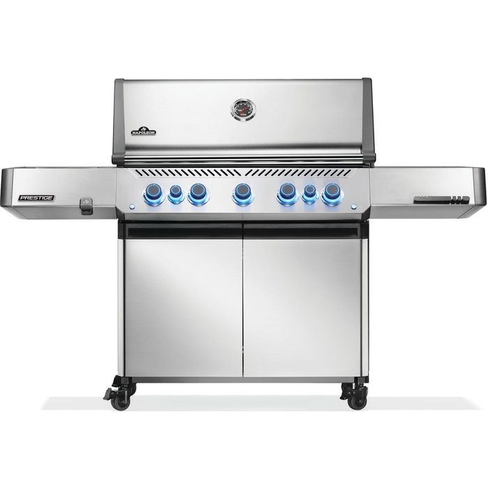 Grill gazowy Napoleon Prestige 665 z palnikiem rożna i palnikiem bocznym Sizzle Zone (P665VRSIBPSS-PL)