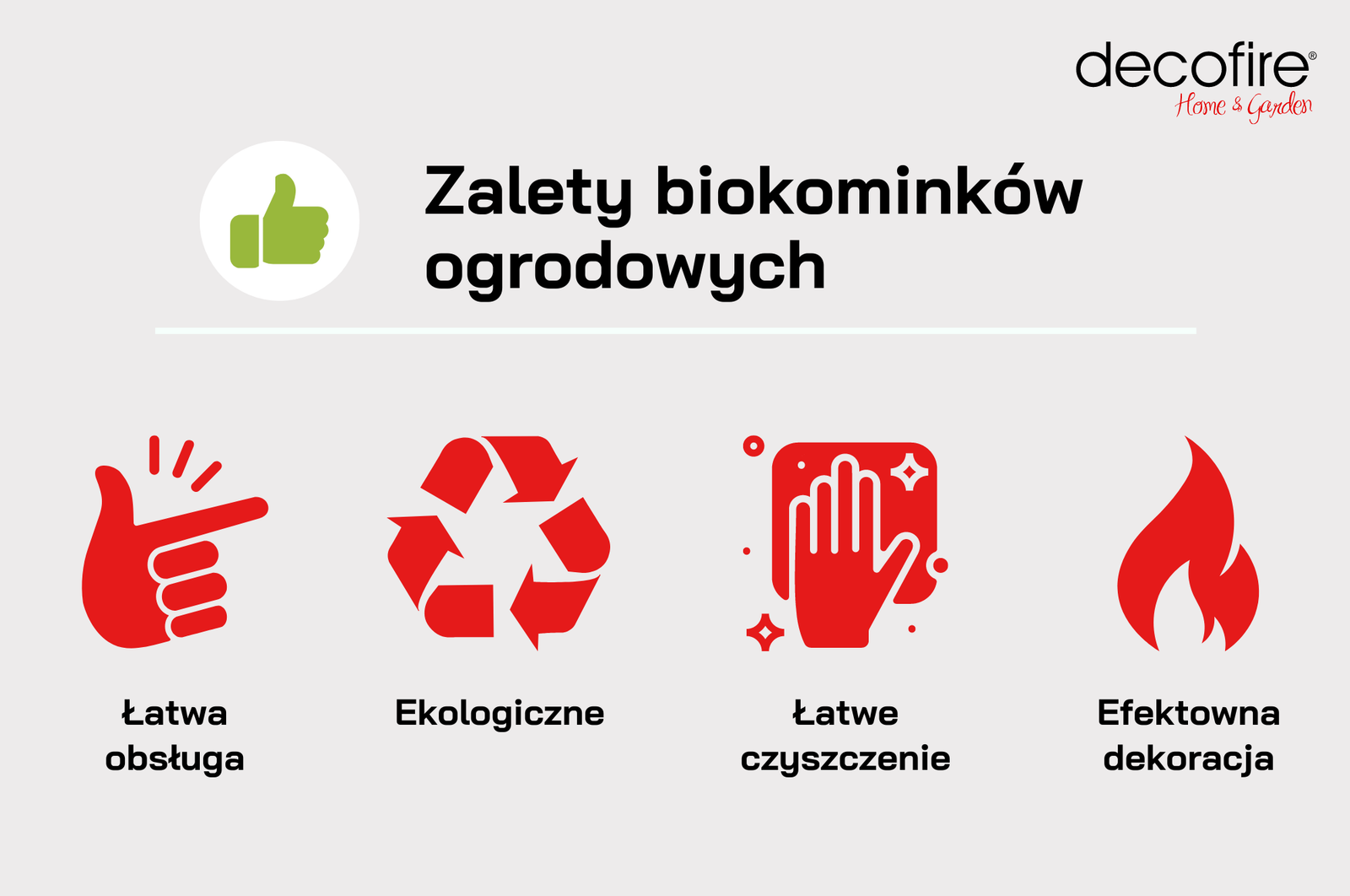 Zalety biokominków zewnętrznych