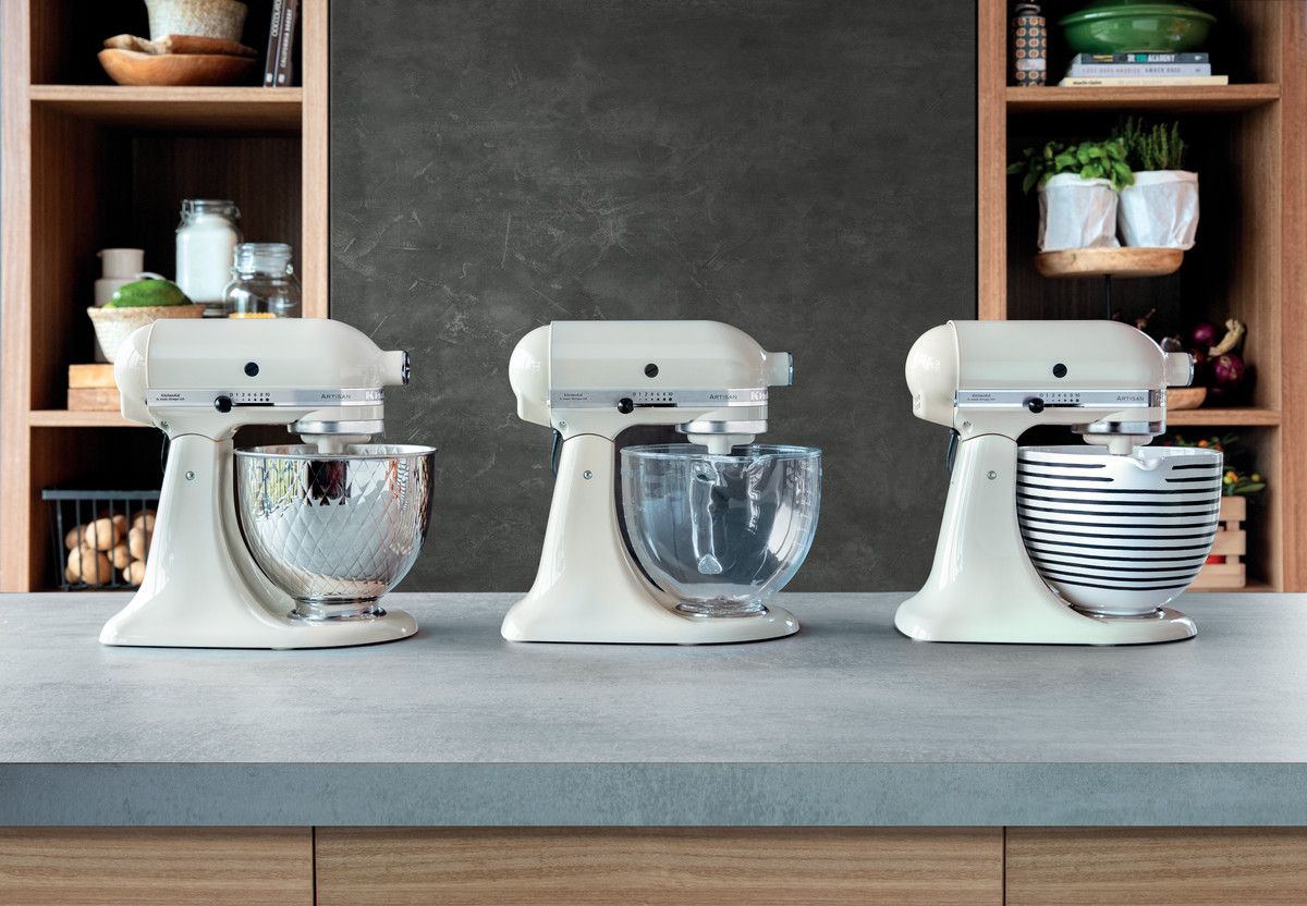 Miksery planetarne KitchenAid bezowe