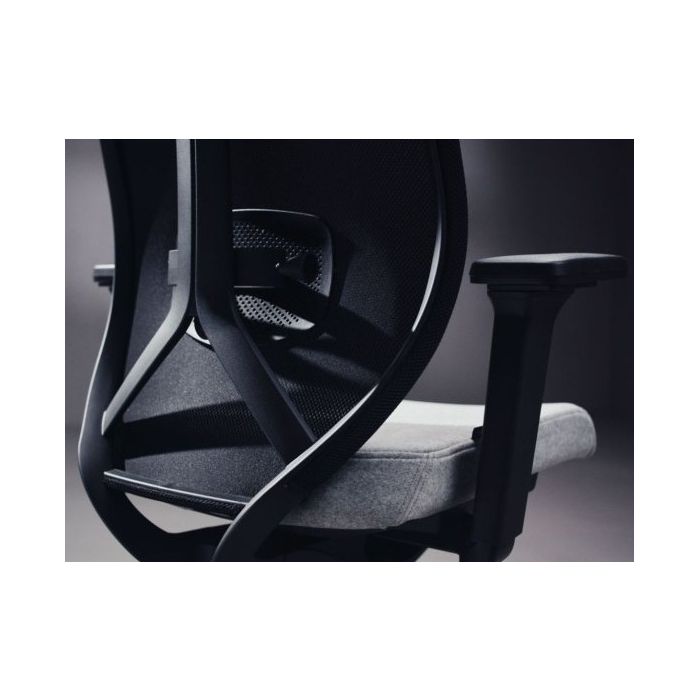 Grospol Ergonomiczny fotel biurowy 4U BS HD chrome tkanina Flex - 8 kolorów