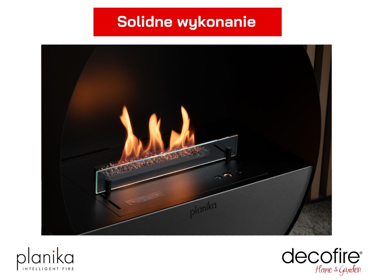 Biokominek Bubble Wall Planika solidne wykonanie