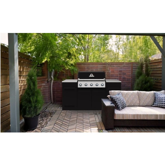 Zestaw grill gazowy + szafki:  Baron 520 BI Wyspa Broil King (B520I31PL)