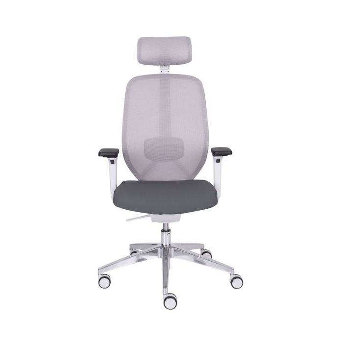 Grospol Ergonomiczny fotel biurowy 4U GS HD chrome tkanina Flex - 8 kolorów