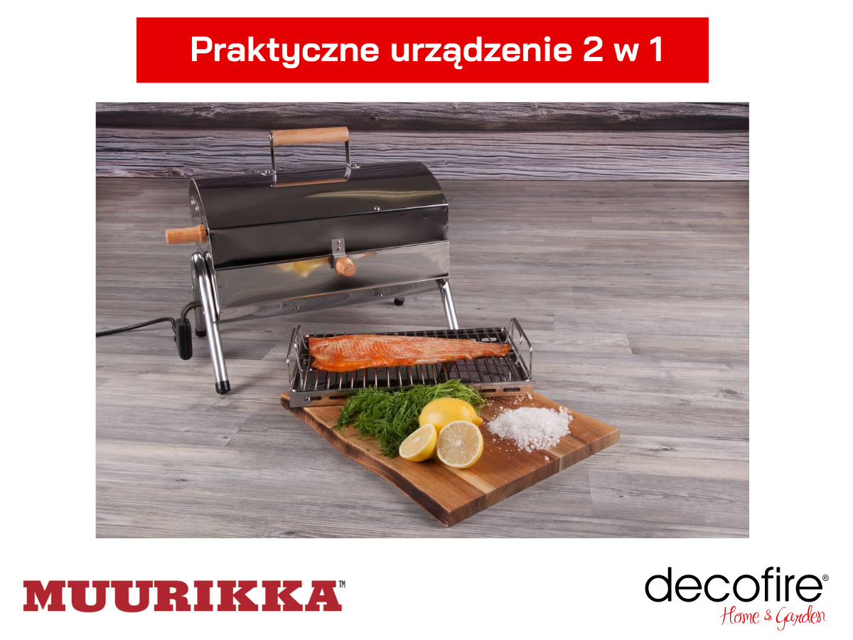 Muurikka grill elektryczny i wędzarnia