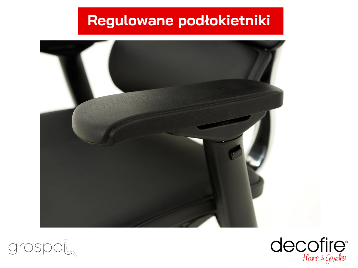 Regulowane podłokietniki