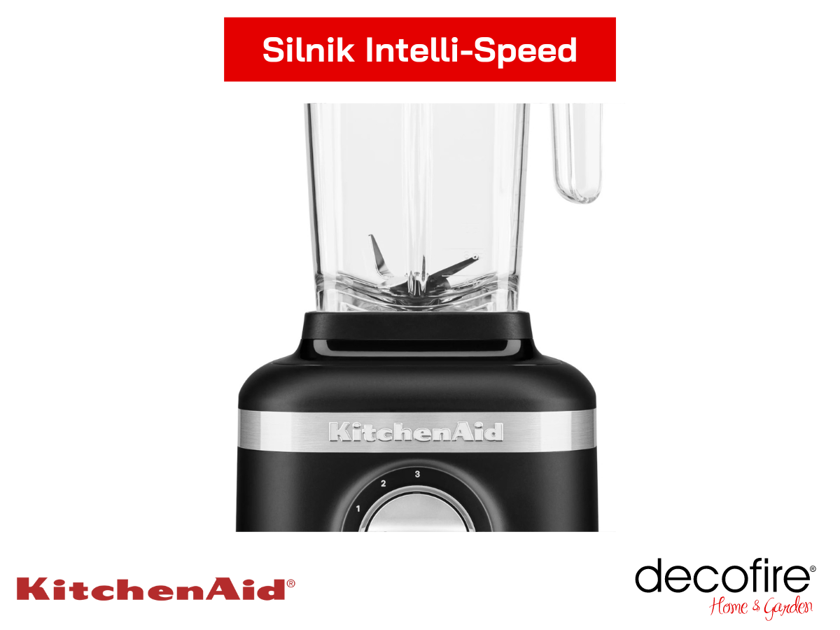 Silnik Intelli-Speed w blenderze kielichowym K150 Matte Black KitchenAid