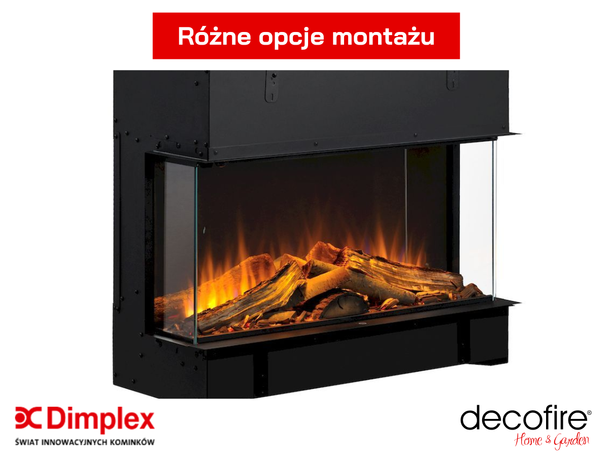 Dimplex kominek elektryczny Vivente Plus 75 – różne opcje montażu