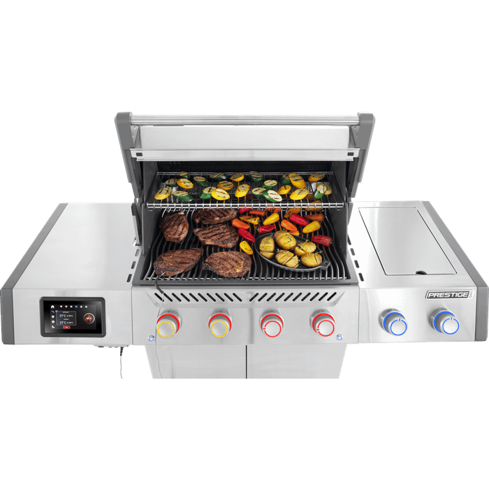 Grill gazowy Napoleon Prestige PRO 500 z palnikiem rożna i palnikiem bocznym Sizzle Zone (PRO500VXRSIBPSS-PL)