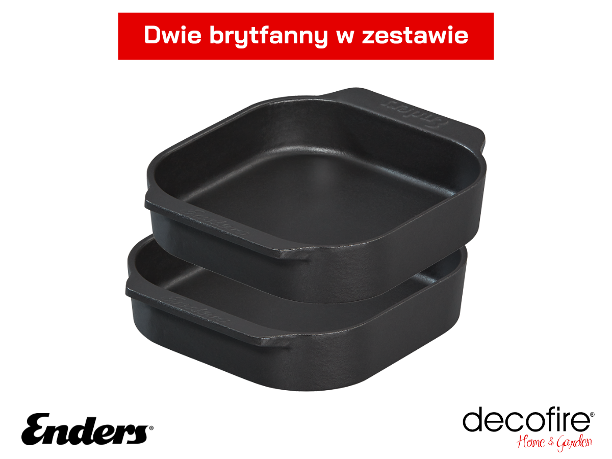 Dwie brytfanny w zesatwie